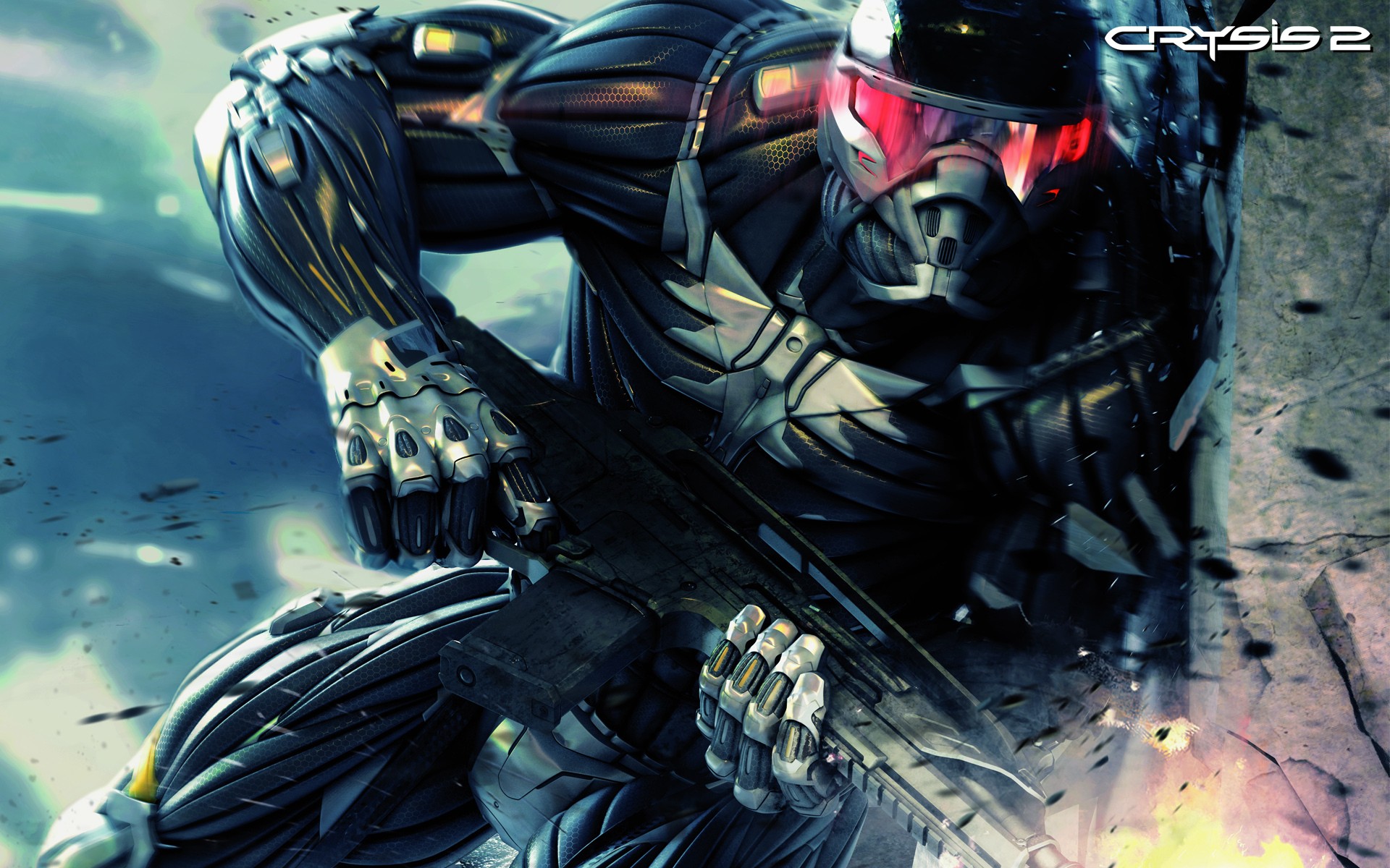 нанокостюм боец оружие crysis 2