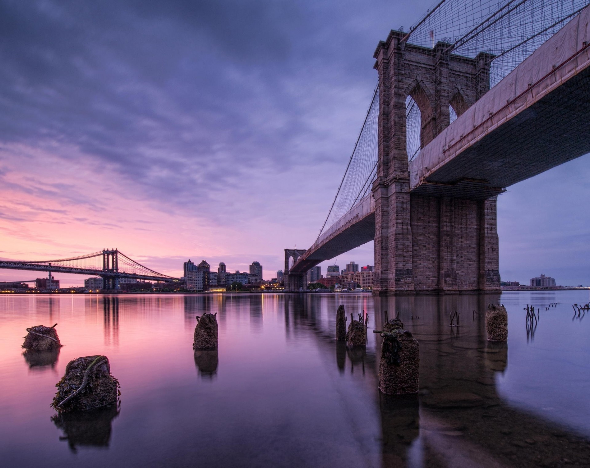 river new york bridge town united state