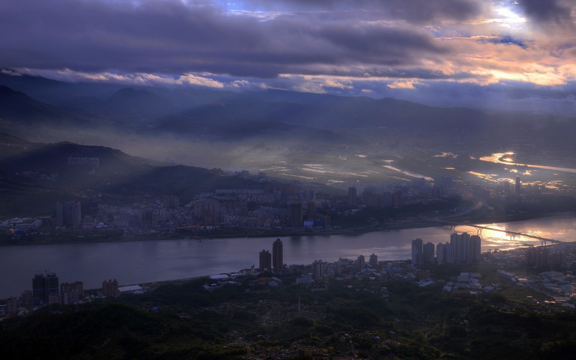 taiwan notte città