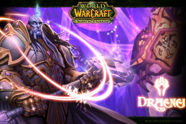 Juego de Warcraft draenei ventisca