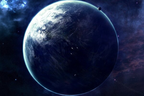 Beautiful Earth orbital view