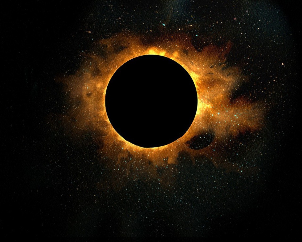 eclipse sol dibujo