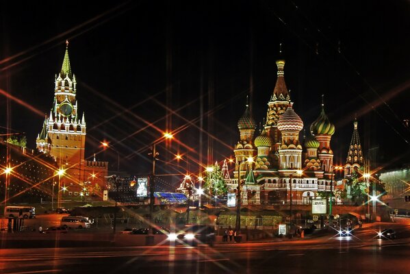 Moscou De Nuit. Place rouge