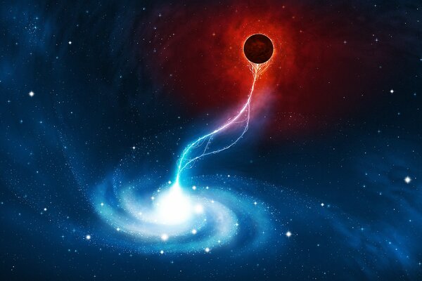 There is a black hole in the galaxy