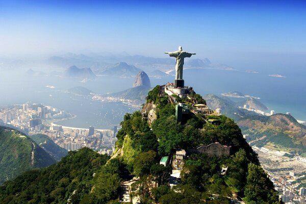 Rio de Janeiro. Posąg Chrystusa Zbawiciela