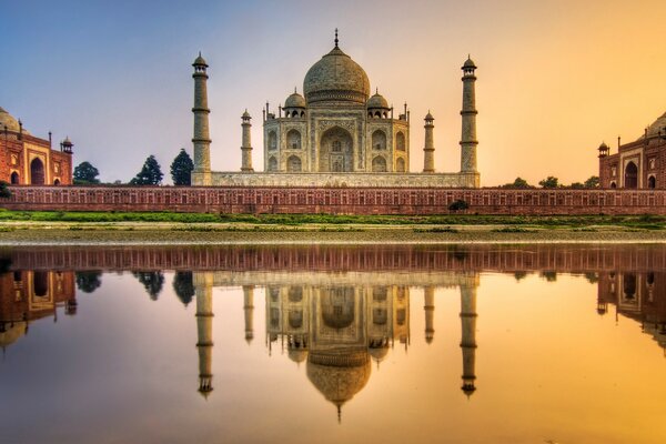 The Taj Mahal is the pride of India