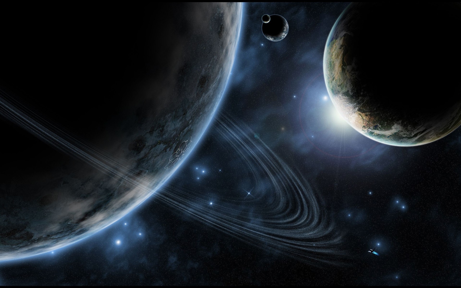 planeten sterne ring