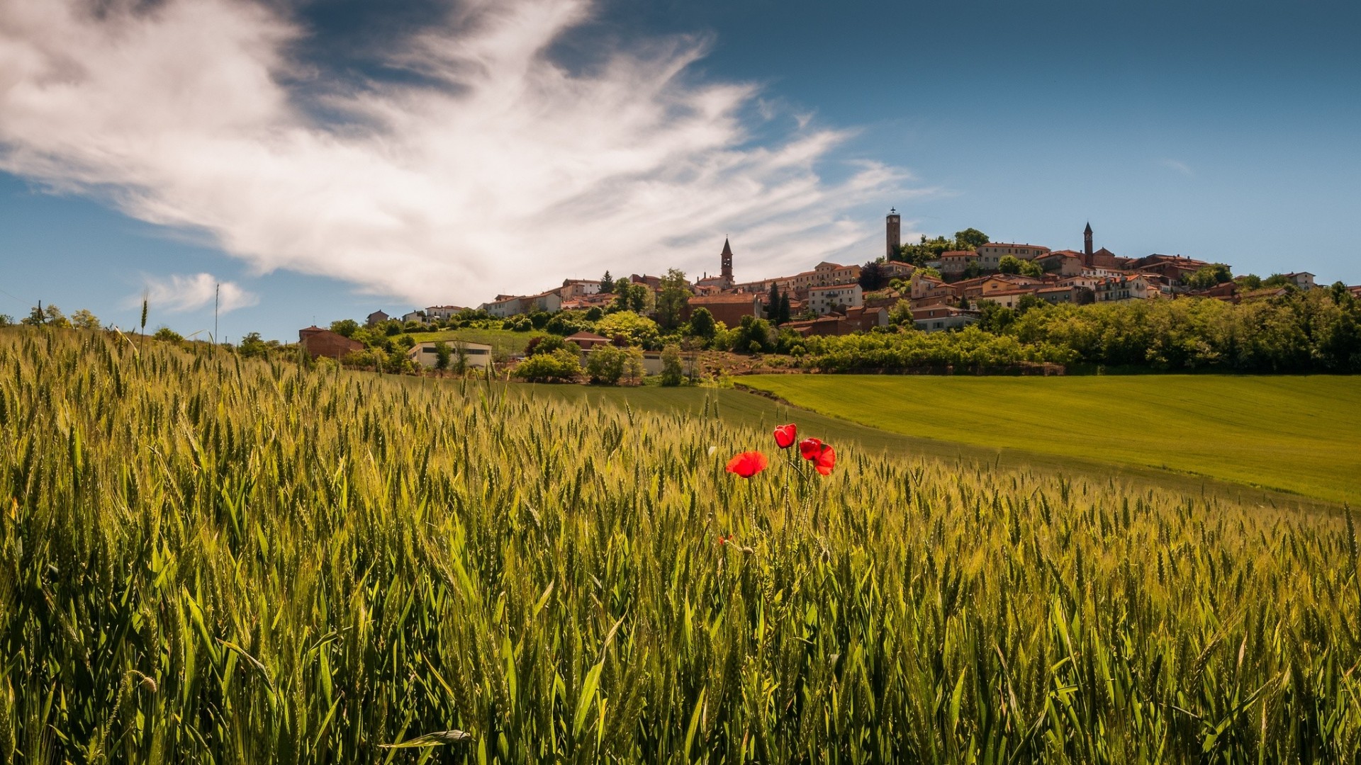 italia pueblo paisaje lou toscana piamonte maqui