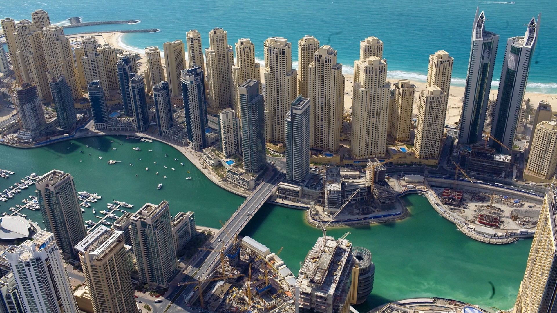 dubai edificio azul mar emiratos árabes unidos ciudad