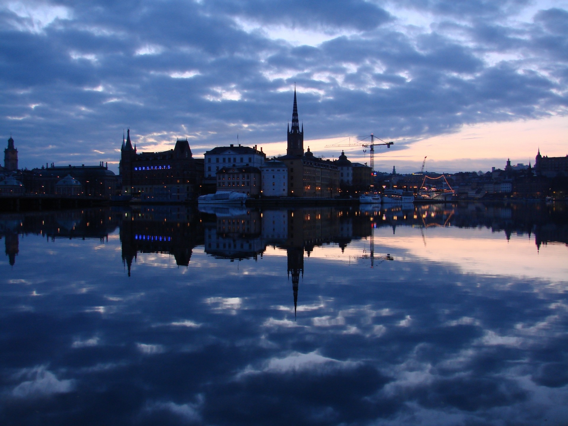 nuit lumières stockholm