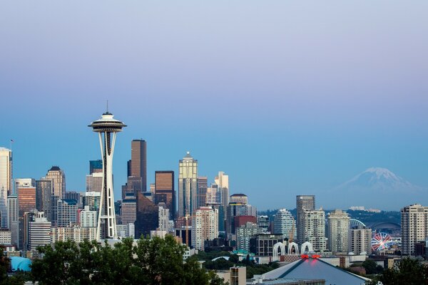 Die Stadt der USA und ihre Wolkenkratzer