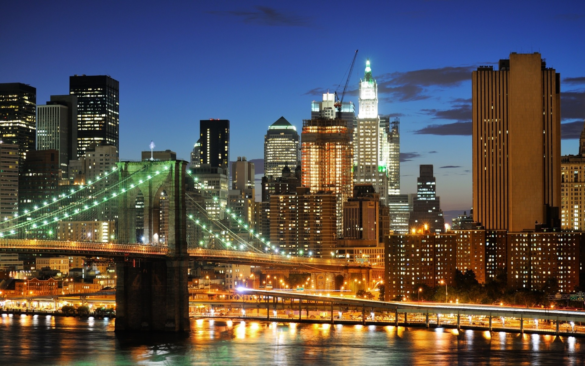 new york city brooklyn bridge usa