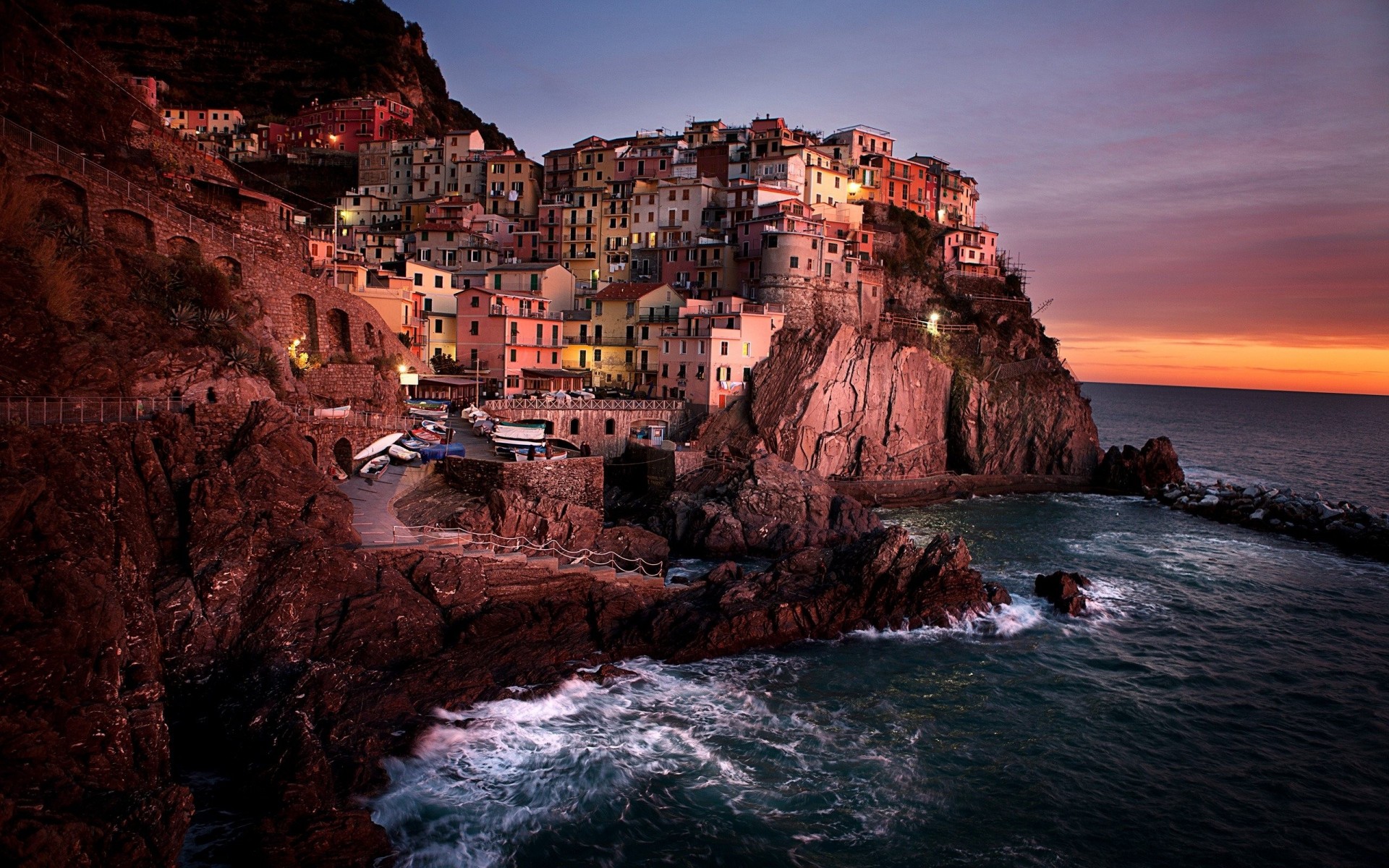 tramonto panorama architettura canon città fotografia italia oceano