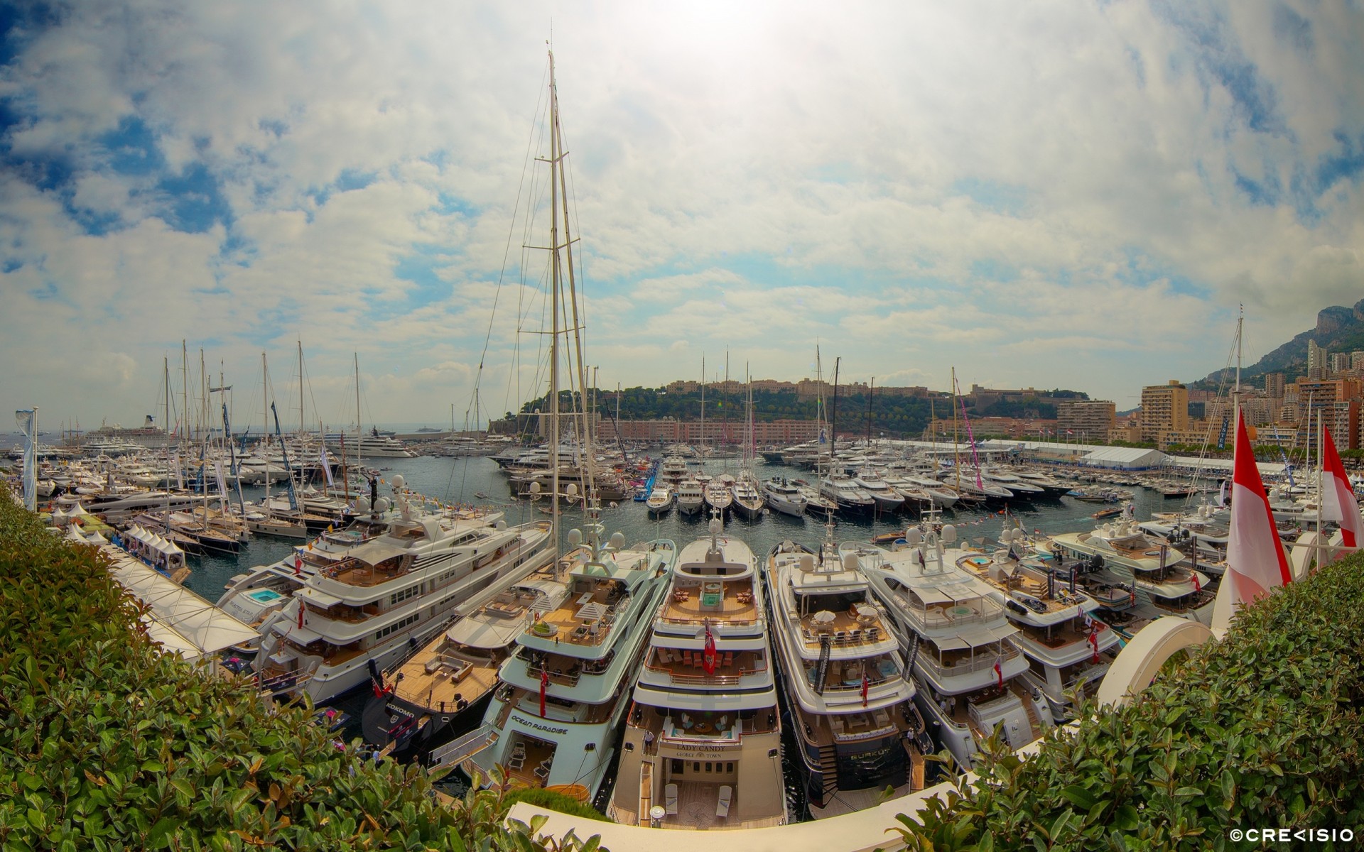 monaco panorama yachten hafen