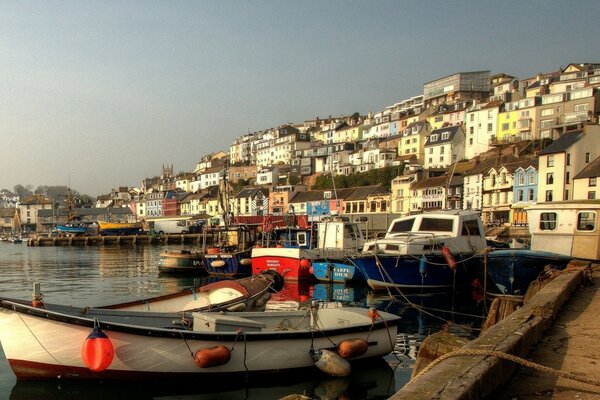 Port de plaisance en Angleterre