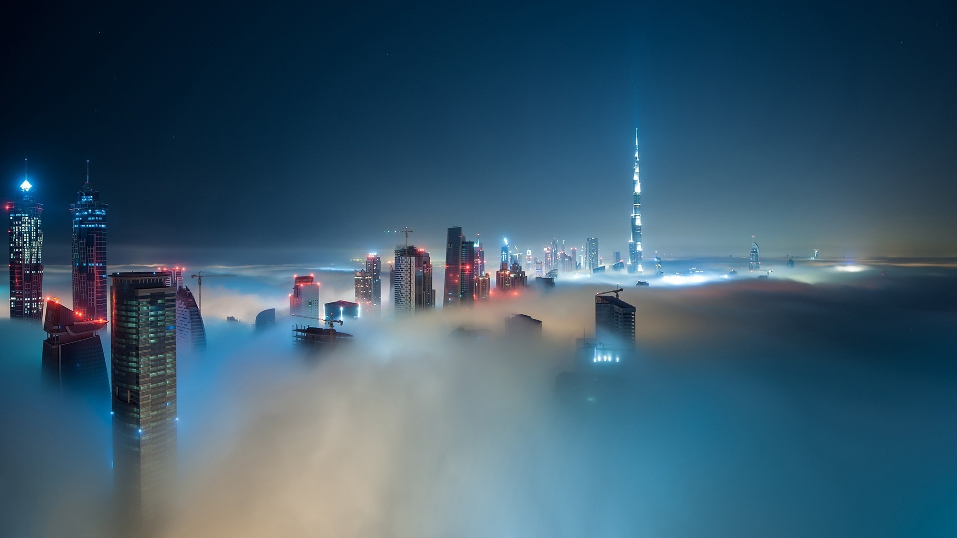 night fog hong kong