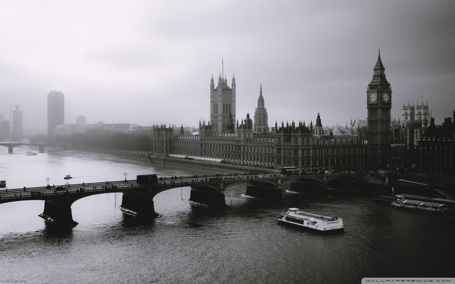 londra nero ponte big ben bianco bianco e nero