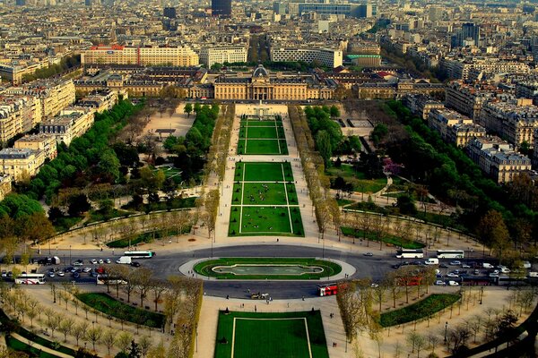 Parigi Francia bellissimo vicolo e Palazzo