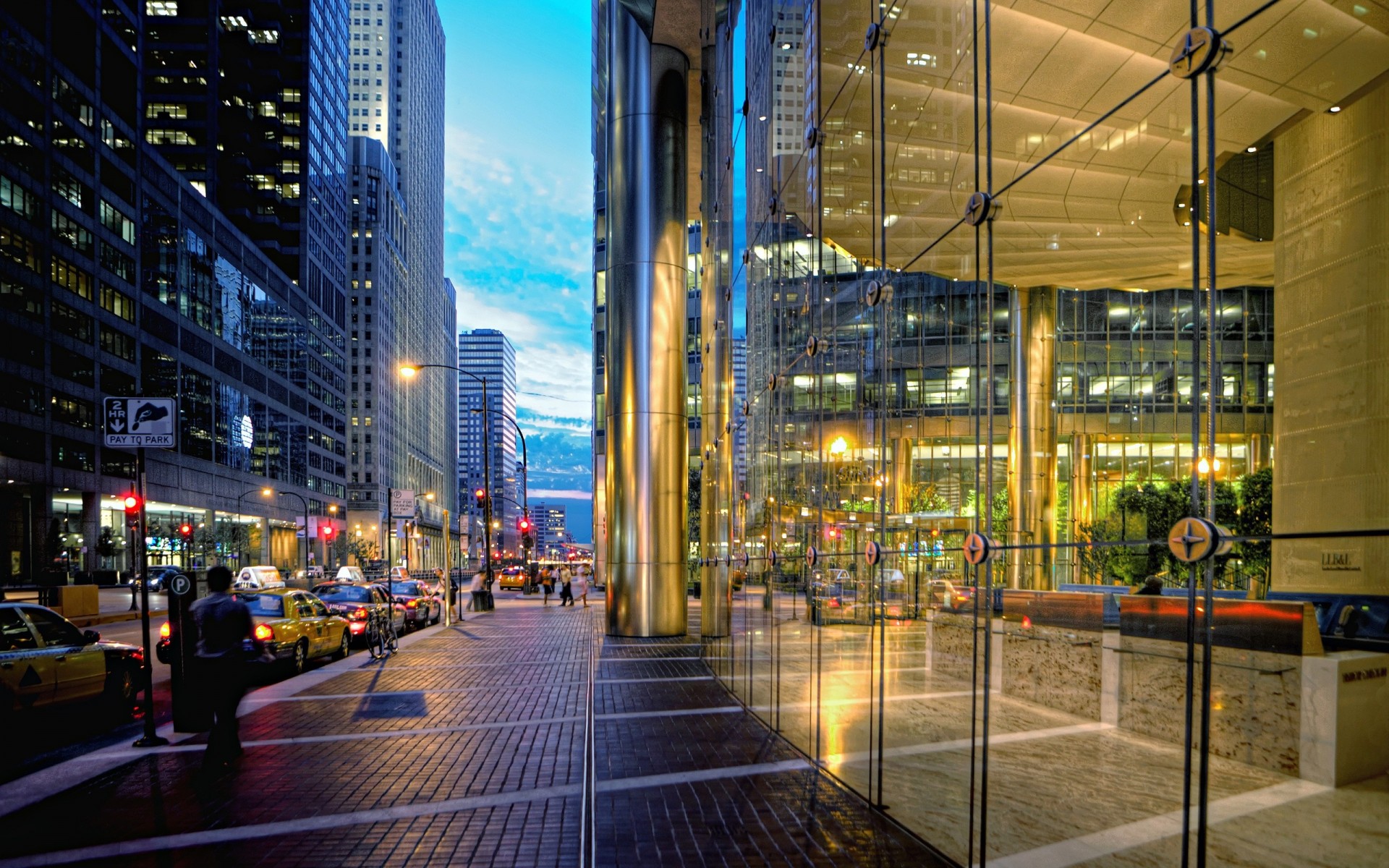 chicago strada stati uniti illinois tratoir centro