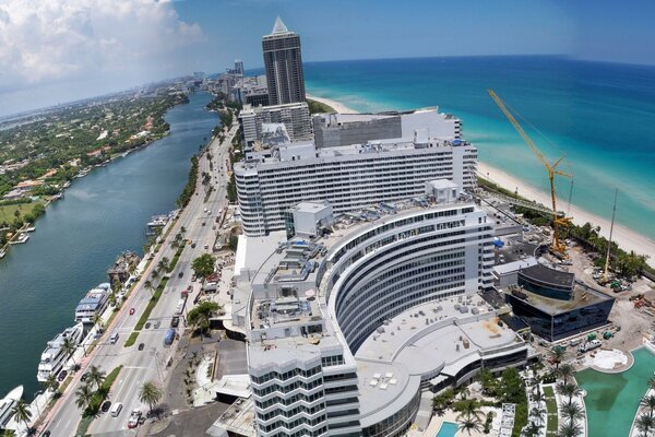 Die Architektur der US-Hotels ist außerordentlich interessant