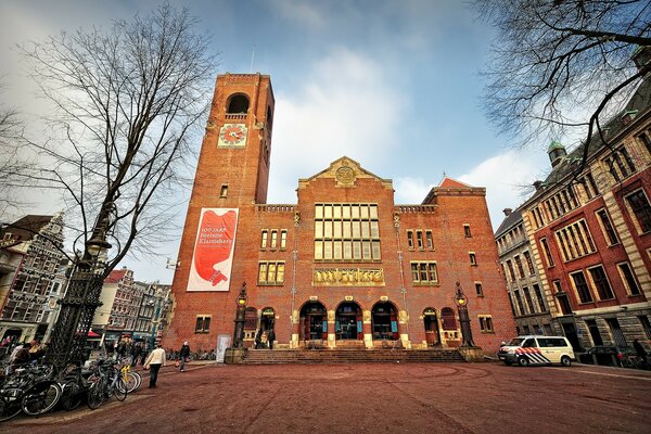 Miasto Amsterdam piękności zdjęcia budynku