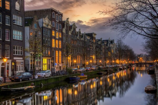 Una noche tranquila en el Norte de Holanda