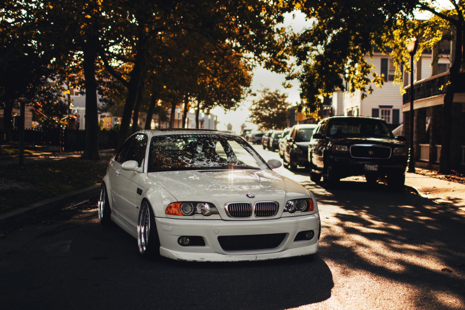 bmw m3 e46 white tuning bmw