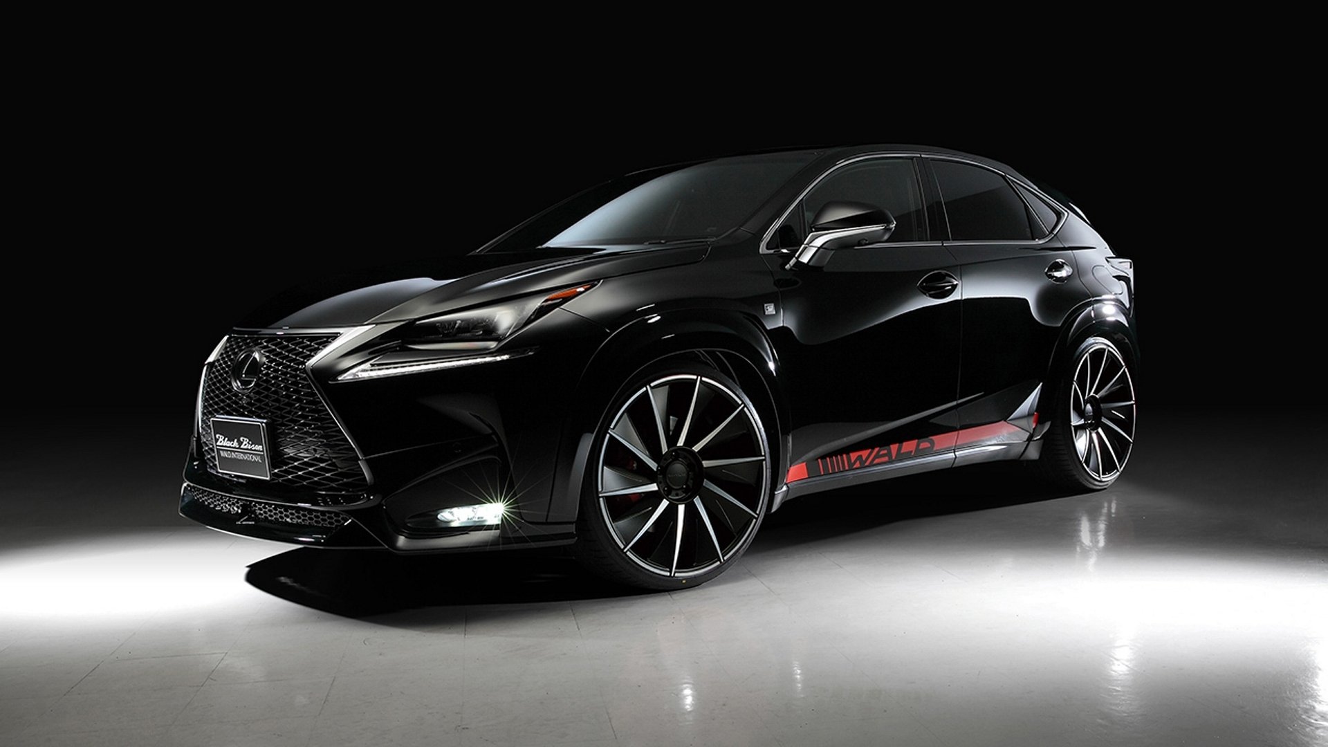 2014 wald lexus nx 200t f-sport schwarzer bison edition lexus