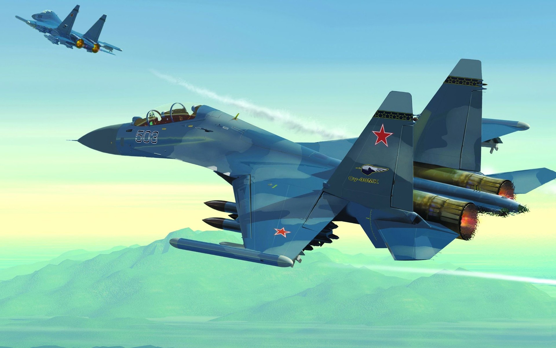 comercial avión arte su-30mk