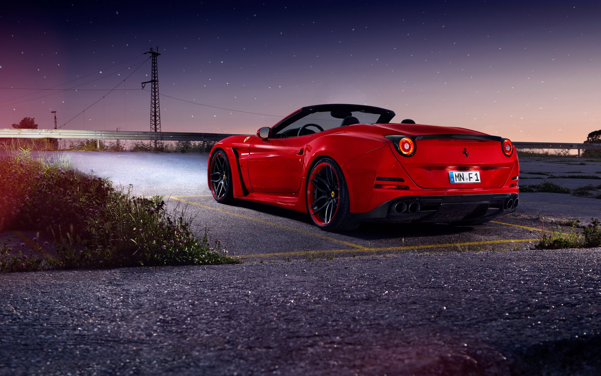 ferrari californie t n-largo novitec rosso rouge voiture