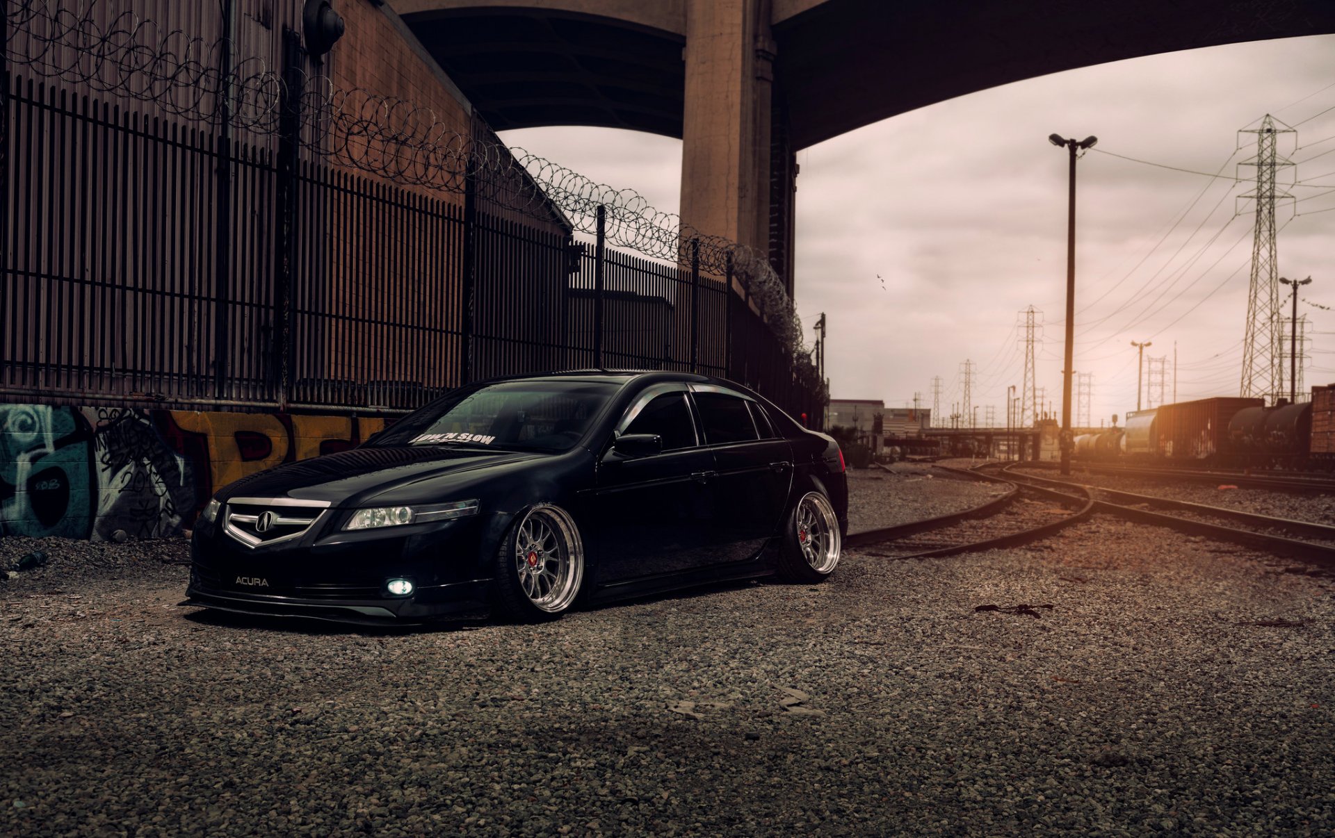 acura tl 2015 stancenation flawless black sun low