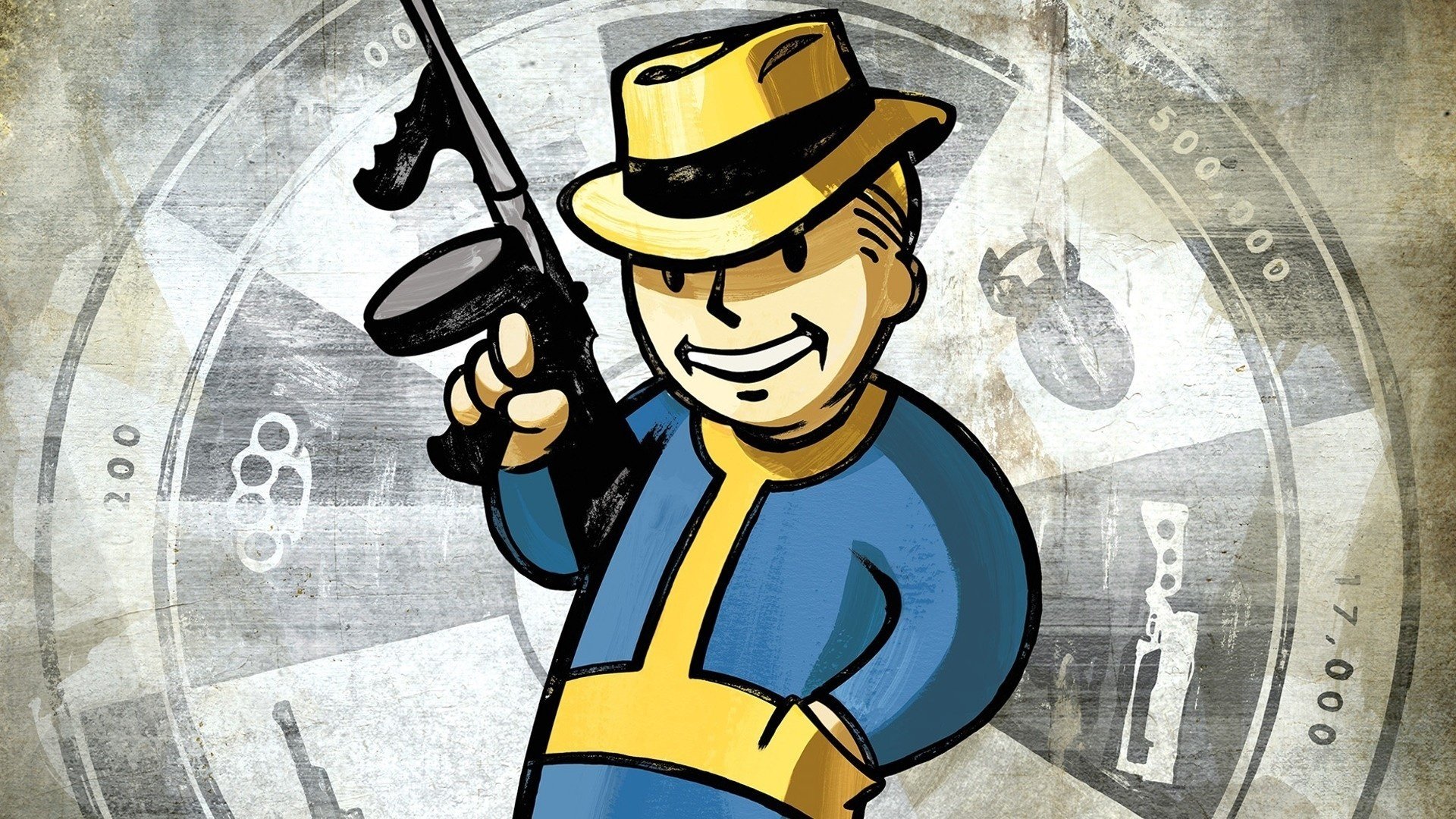 fallout szary rysunek chłopiec broń fallout 3