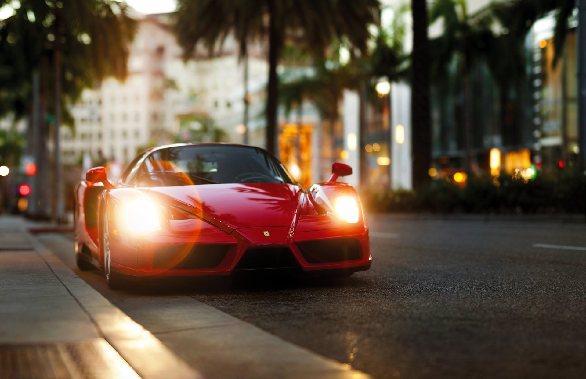 ferrari enzo суперкар улица