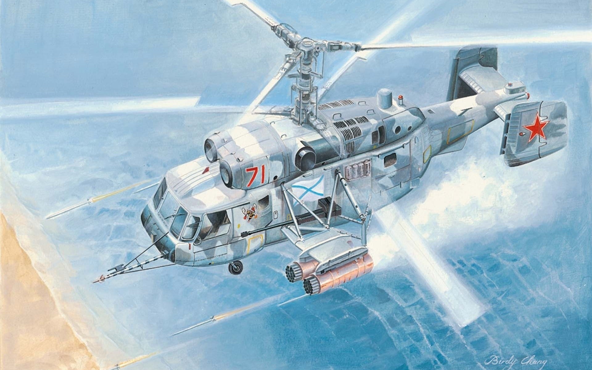 okb kamov hélicoptère anti-sous-marin soviétique ka-27