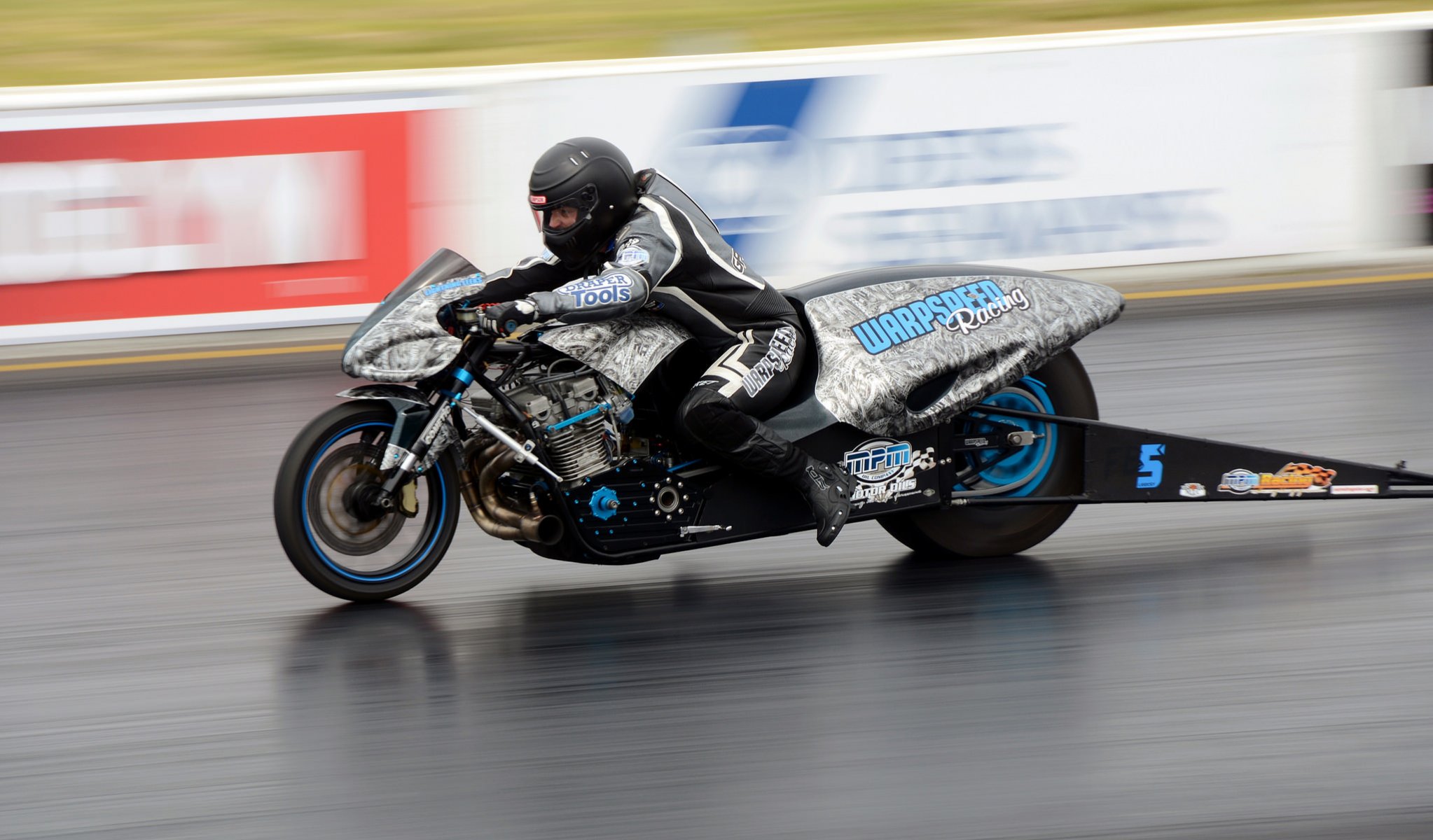 motorcycle bike speed drag racing race track