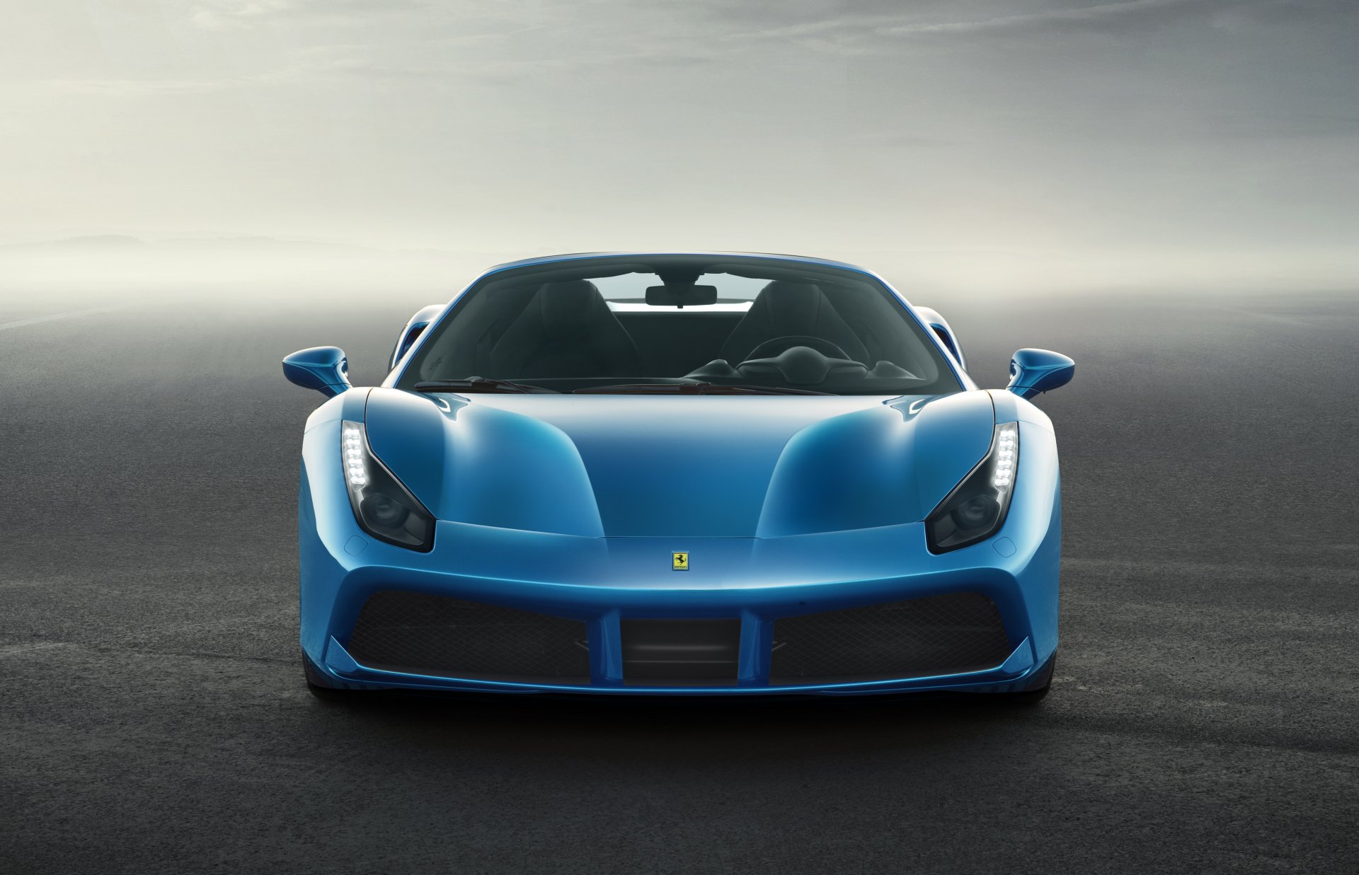 ferrari 488 ragno anteriore supercar