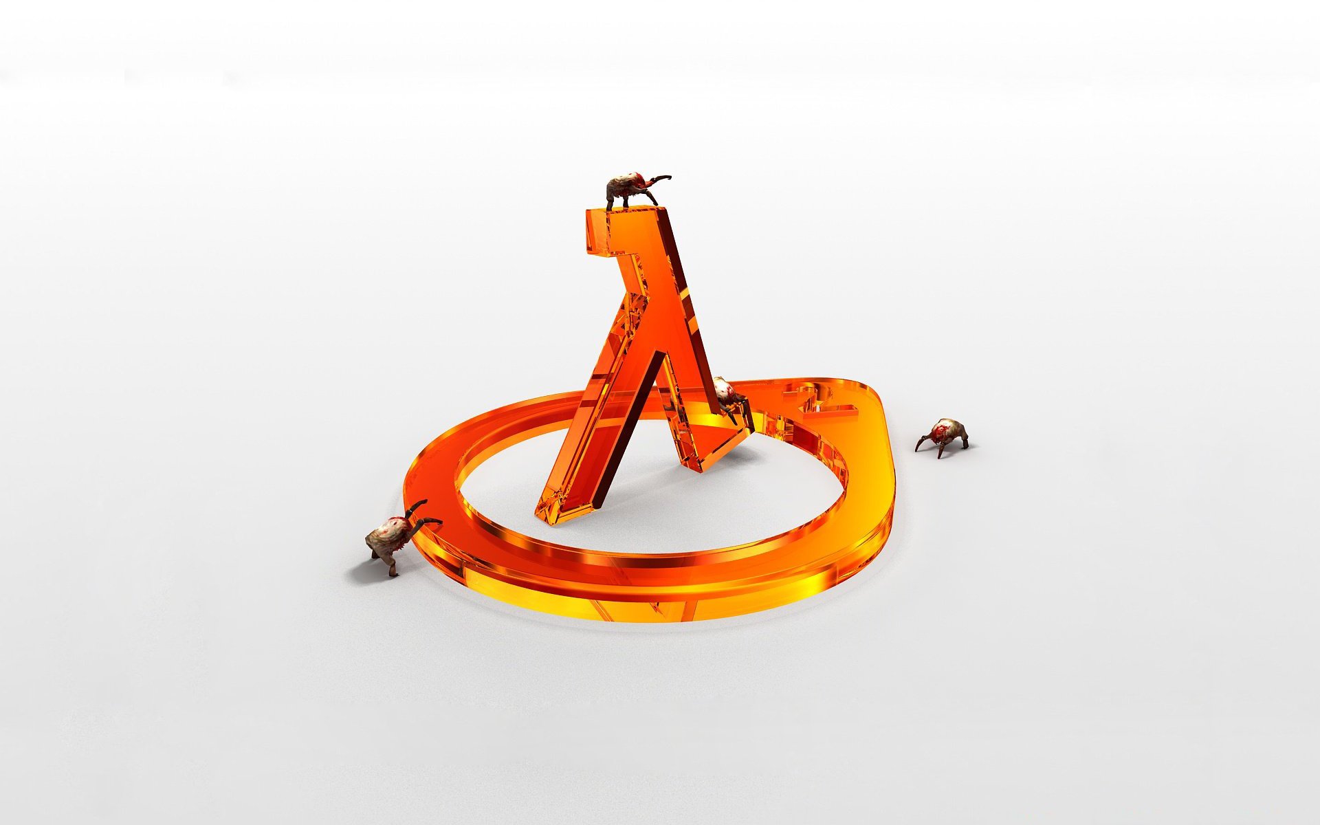 insigne d or transparent half-life 2 araignées