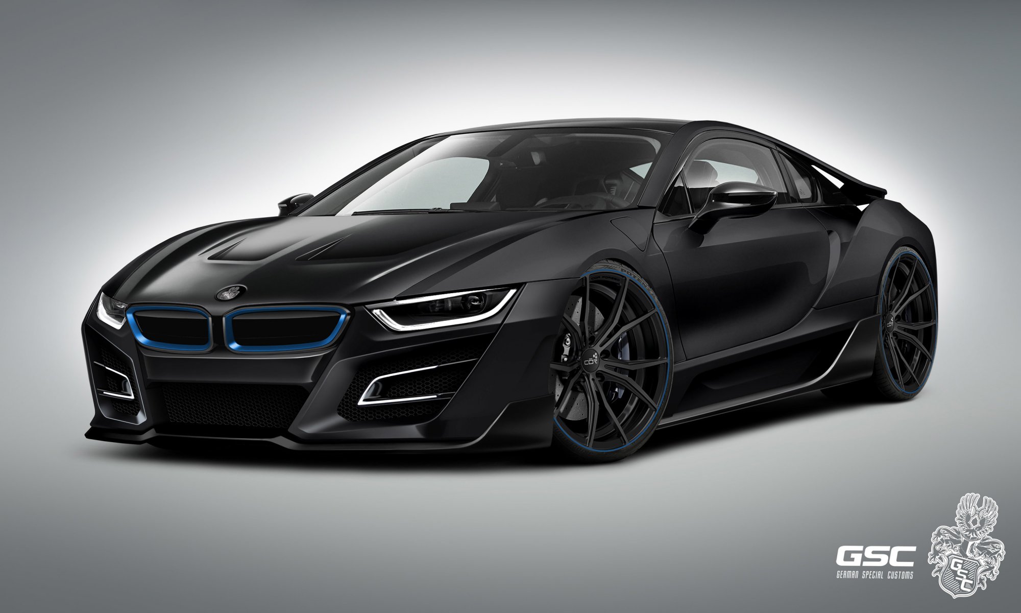 bmw i8 concept tuning hybrid m3 m5 black power germany race