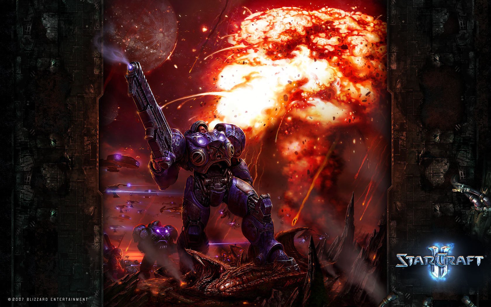 tarcraft2 esplosione fuoco armatura arma guerriero starcraft 2 guerra