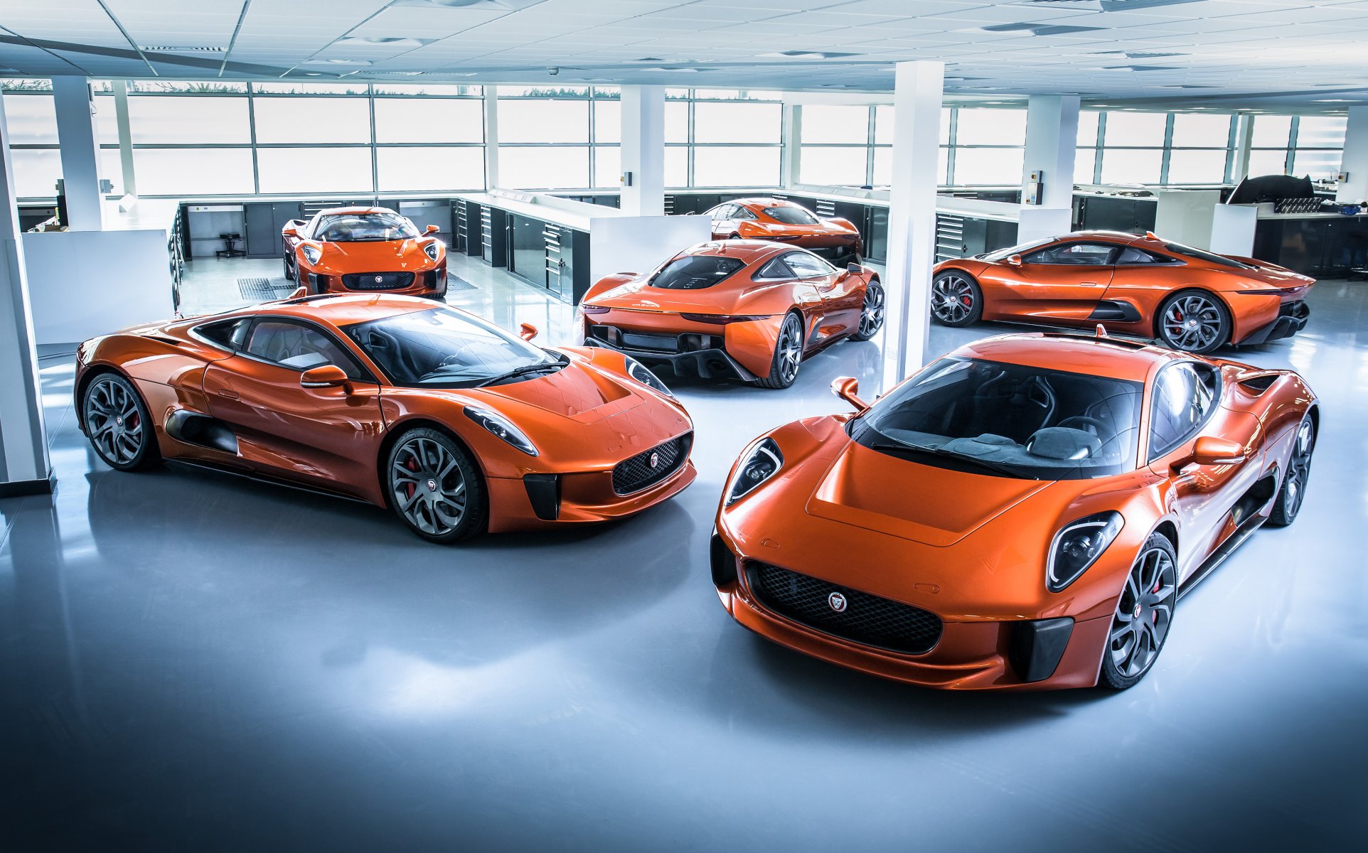 jaguar c-x75 суперкар ягуар