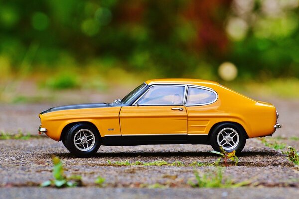 Oldtimer orange Farbe