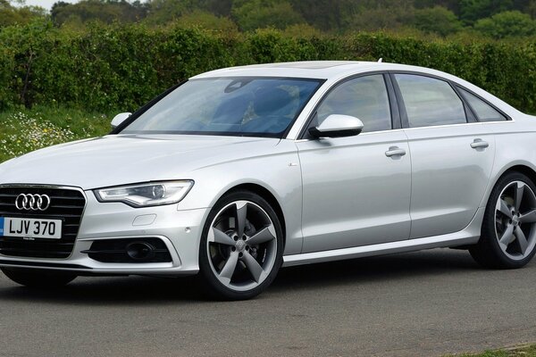 Audi a6 2015 in silver version