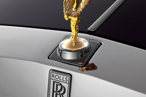 Rolls royce Emblem Nahaufnahme