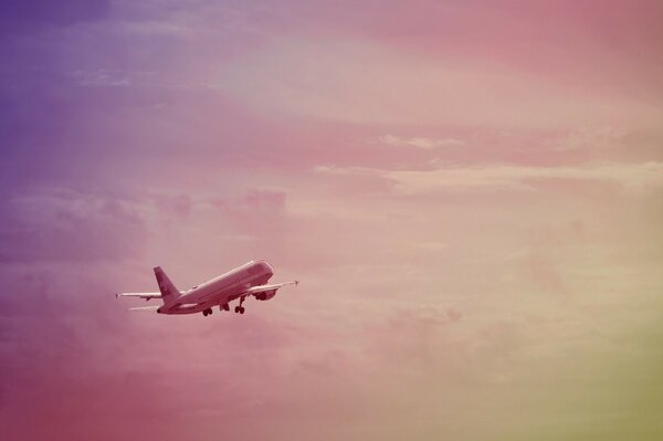 Desktop picture of a plane in the sky