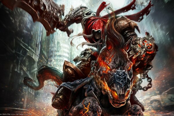 Fragment of the game darksiders wrath of war