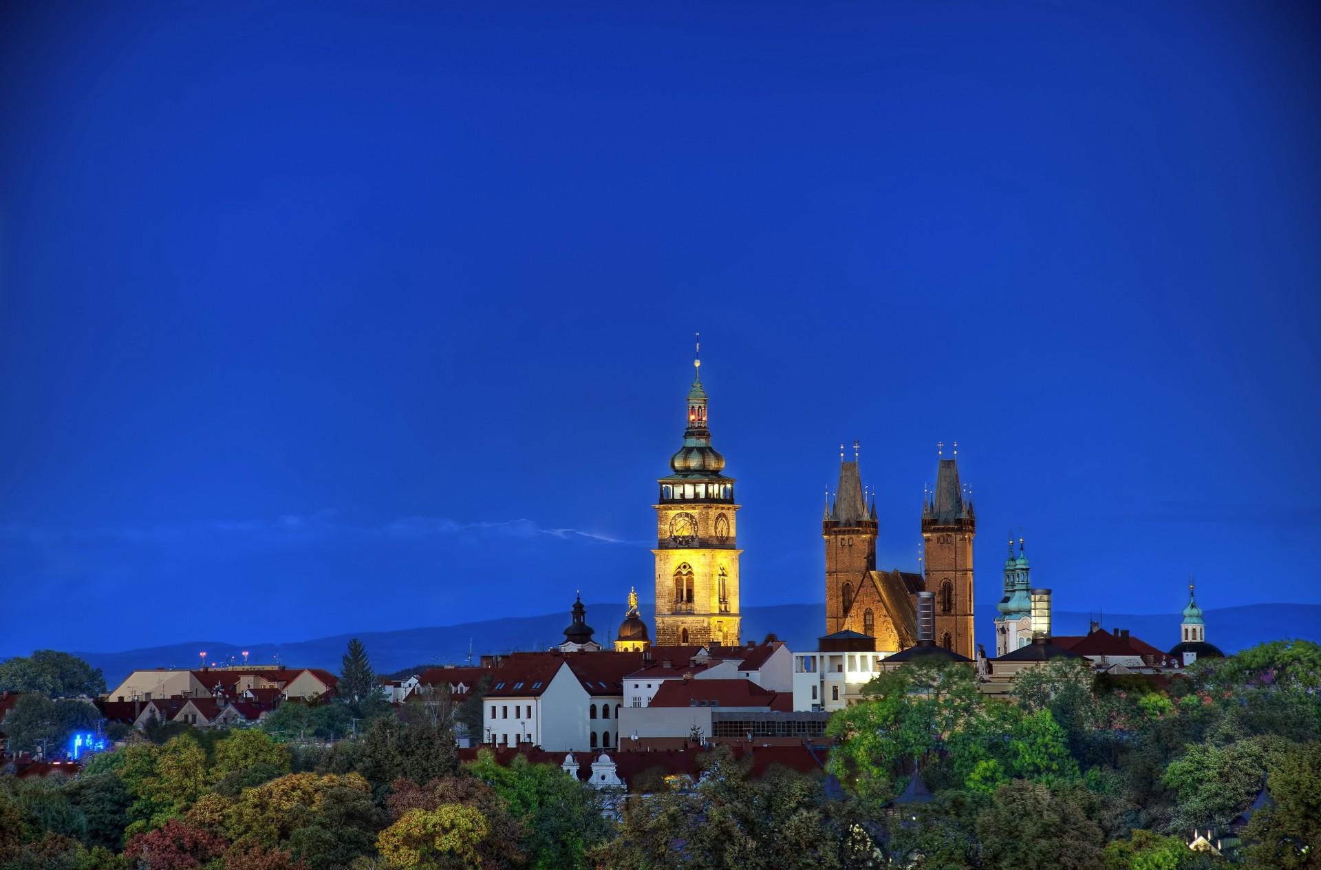 himmel tschechische republik nacht