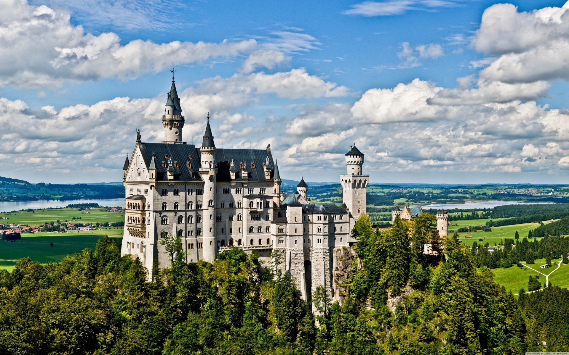 baviera castello castello di neuschwanstein ristrutturazione estate