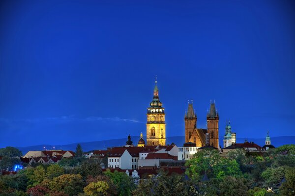 Night sky of the Czech Republic