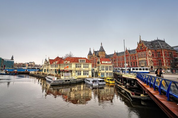 Amsterdam is a beautiful city on the water