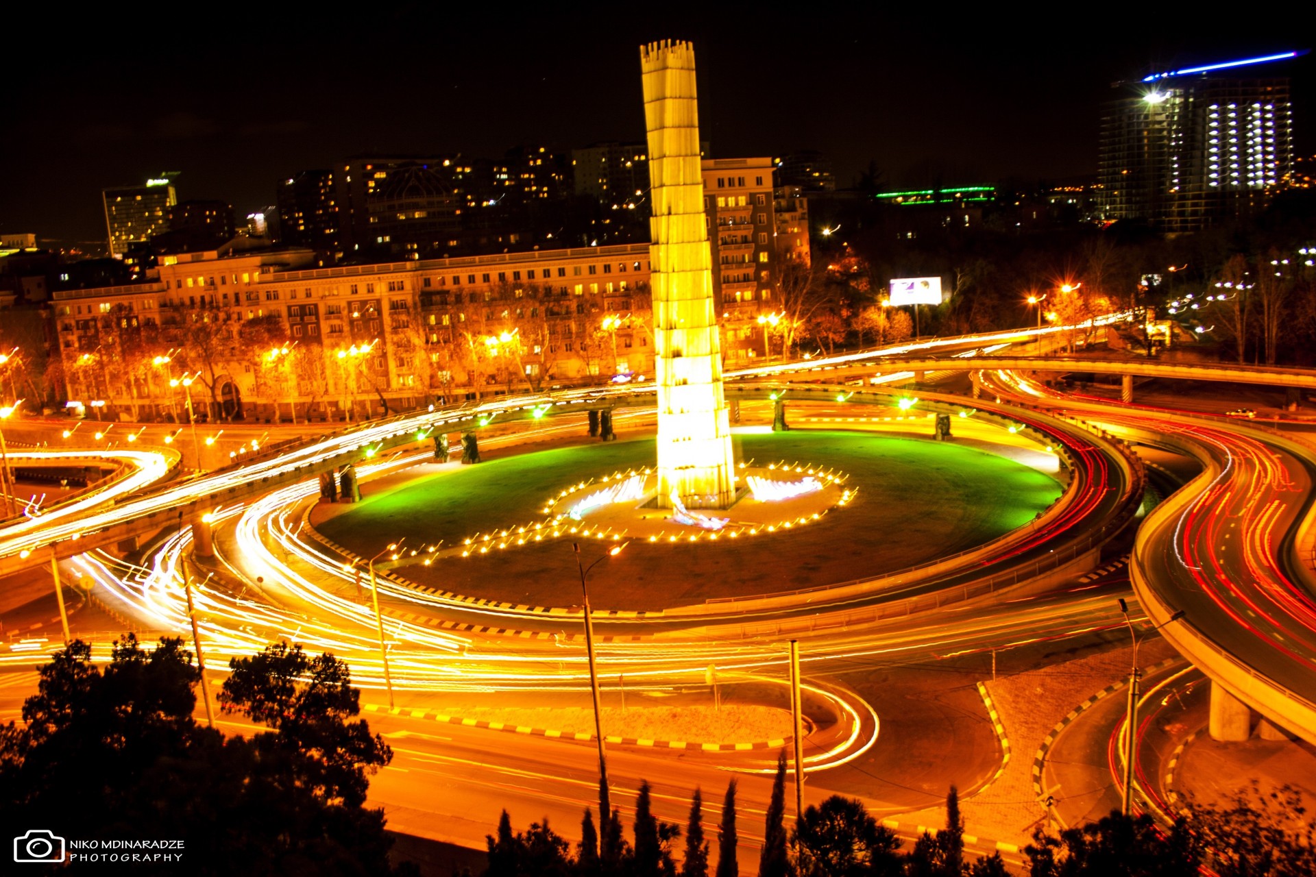 georgien tiflis nacht